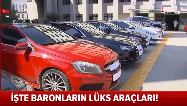 Bataklıkta yeni gelişme! Milyonluk araçlar böyle sergilendi