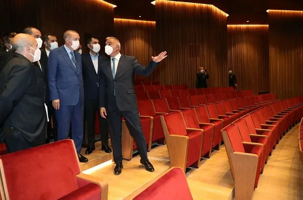 Son dakika: Başkan Erdoğan'dan Atatürk Kültür Merkezi ve Rami Kışlası'nda inceleme-4
