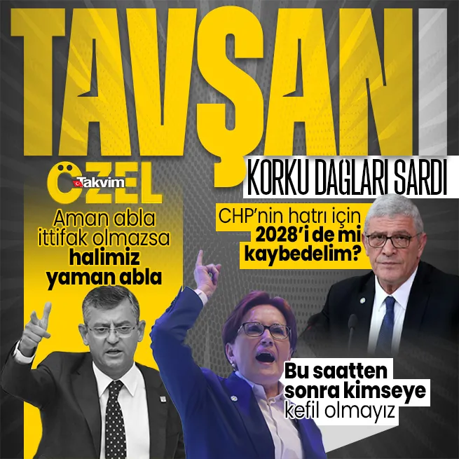 Yerel seçim öncesi CHPyi korku dağları sardı! Özgür Özel ittifak için İYİ Partinin ayağına gidiyor: Akşener kapıları kapatmaya niyetli