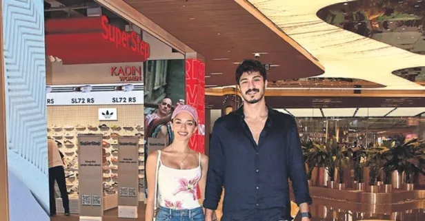 Enes Koçak ve Sevgilisi Eylül Tumbar Zincirlikuyu’da Alışverişte