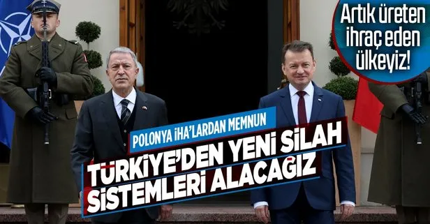 Polonya Savunma Bakanı Mariusz Blaszczak duyurdu: Türkiye’den yeni silah sistemleri alacağız