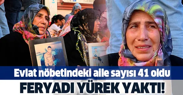Evlat nöbetindeki aile sayısı 41'e yükseldi! Acılı anneden yürek yakan feryat