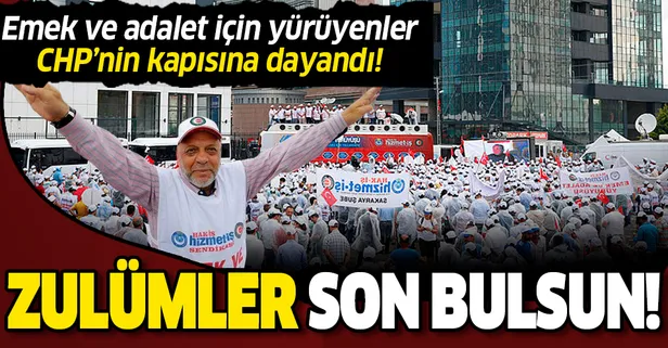 CHP Genel Merkezi'nin kapısına dayandılar: Zulümler son bulsun