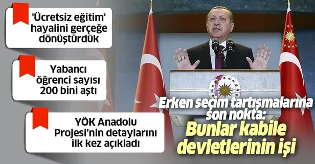 Son dakika: Başkan Erdoğan, Kılıçdaroğlu’nun erken seçim çıkışına son noktayı koydu: Bunlar kabile devletlerinin yaptığı iştir