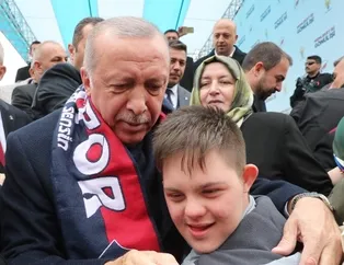 Başkan Erdoğan'a Düzce'de sevgi seli!