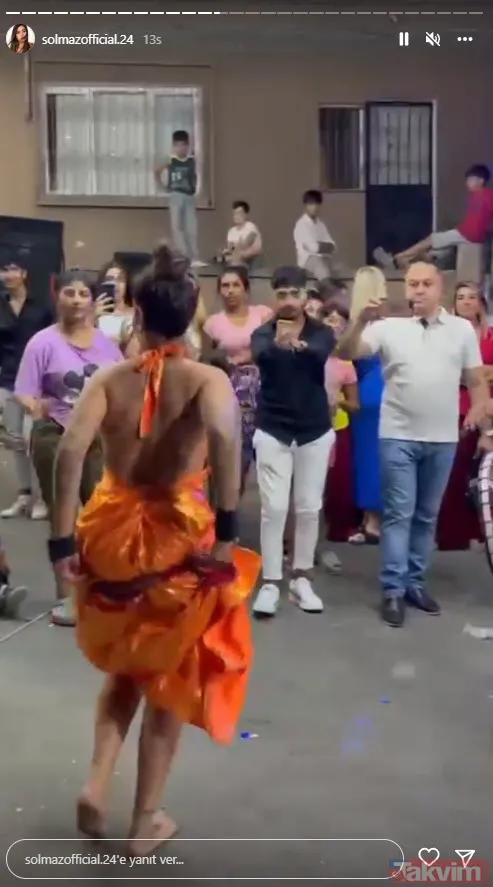 Kalça dansıyla ünlü olan Solmaz Çiros bu kez öyle bir dans yaptı ki... Gözleri şaşı bıraktı Seda Sayan'ın gelin adayı son haliyle... - 9