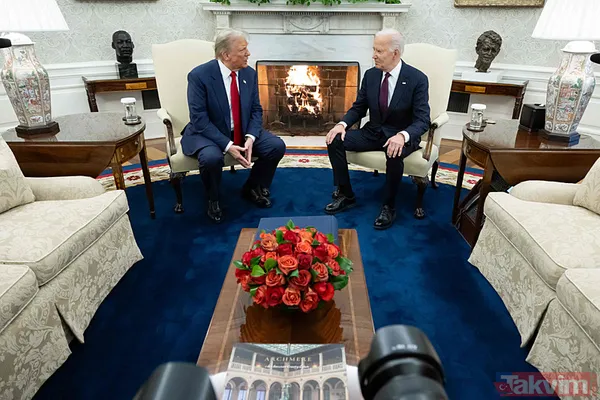 Basın mensupları odadan ayrılmadan önce Biden, "Tebrik ederim. Sorunsuz bir geçiş süreci olması konusunda sabırsızlanıyorum" ifadelerini kullandı.