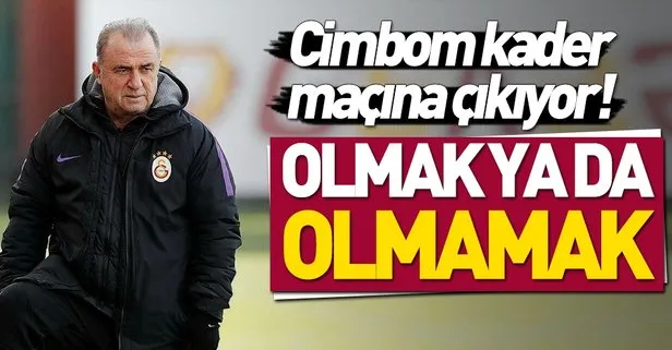 Galatasaray sezonun en kritik maçına çıkıyor