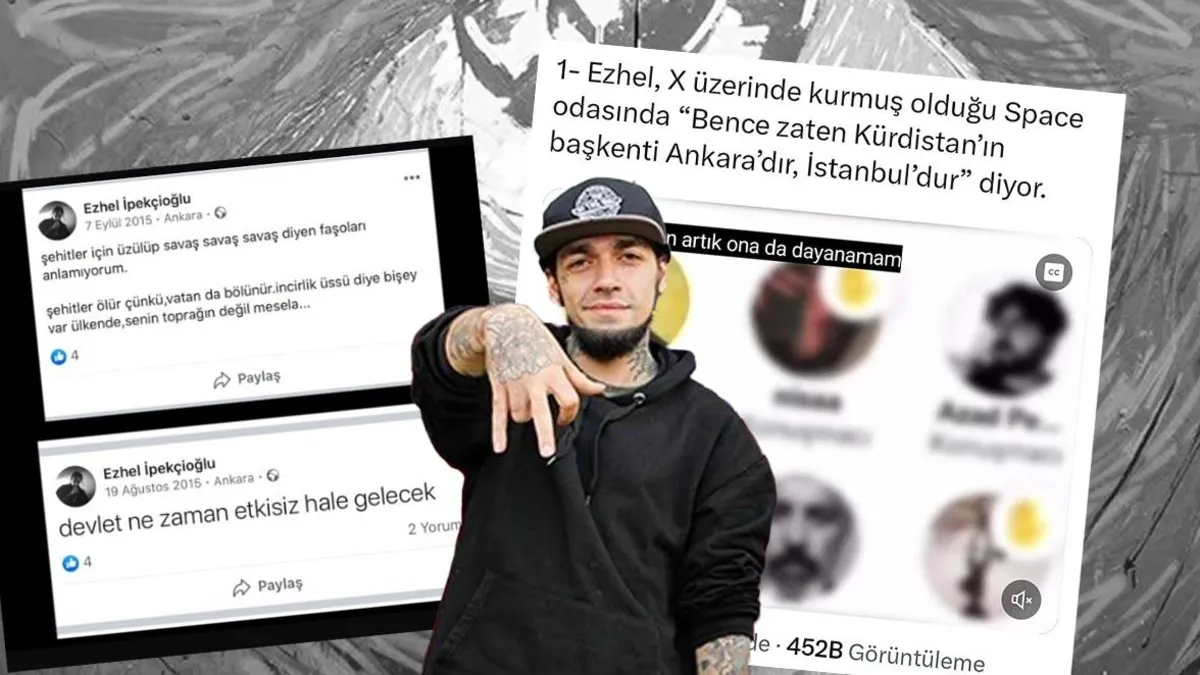 TÜGŞAV bölücü örgüte destek açıklaması yapan Ezhel'in bağışını kabul etmedi