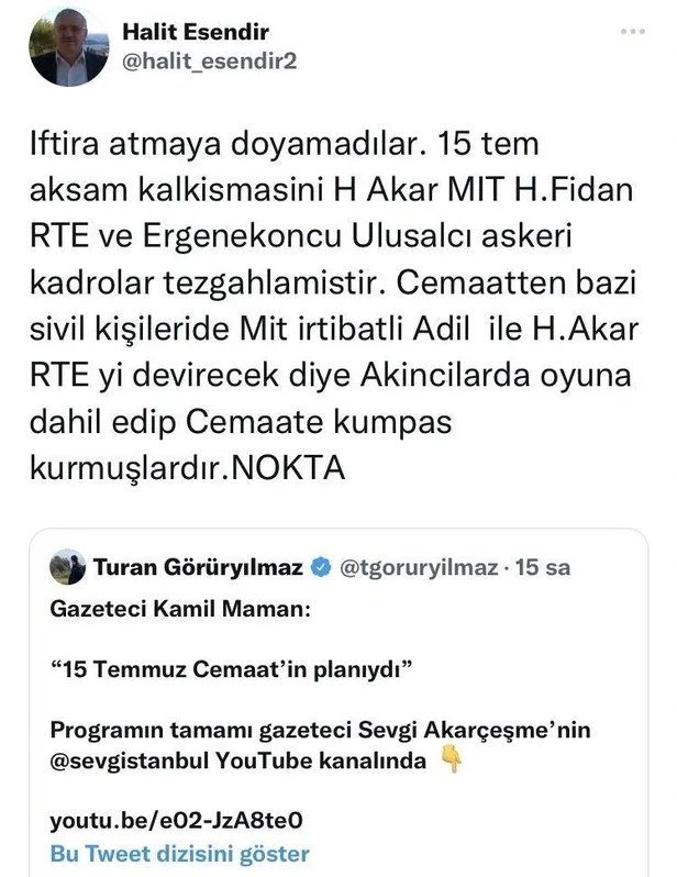 FETÖ firarisi Kemal Maman'dan 15 Temmuz itirafı: Hain darbe girişimini sivil imamlar yönetti!-5
