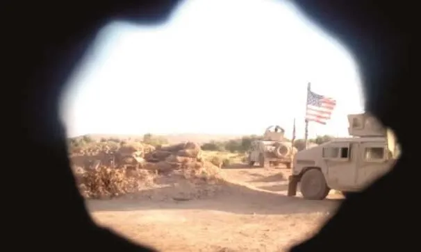 ABD'li askerler Münbiç'te teröristlerle nöbette-2