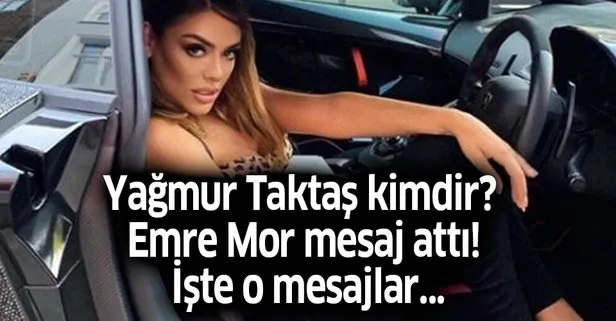 Emre Mor DM'den Yağmur Taktaş'a ne yazdı?