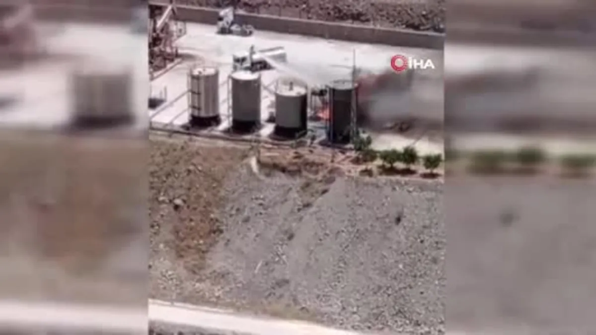 Batman'da yürekleri ağza getiren yangın