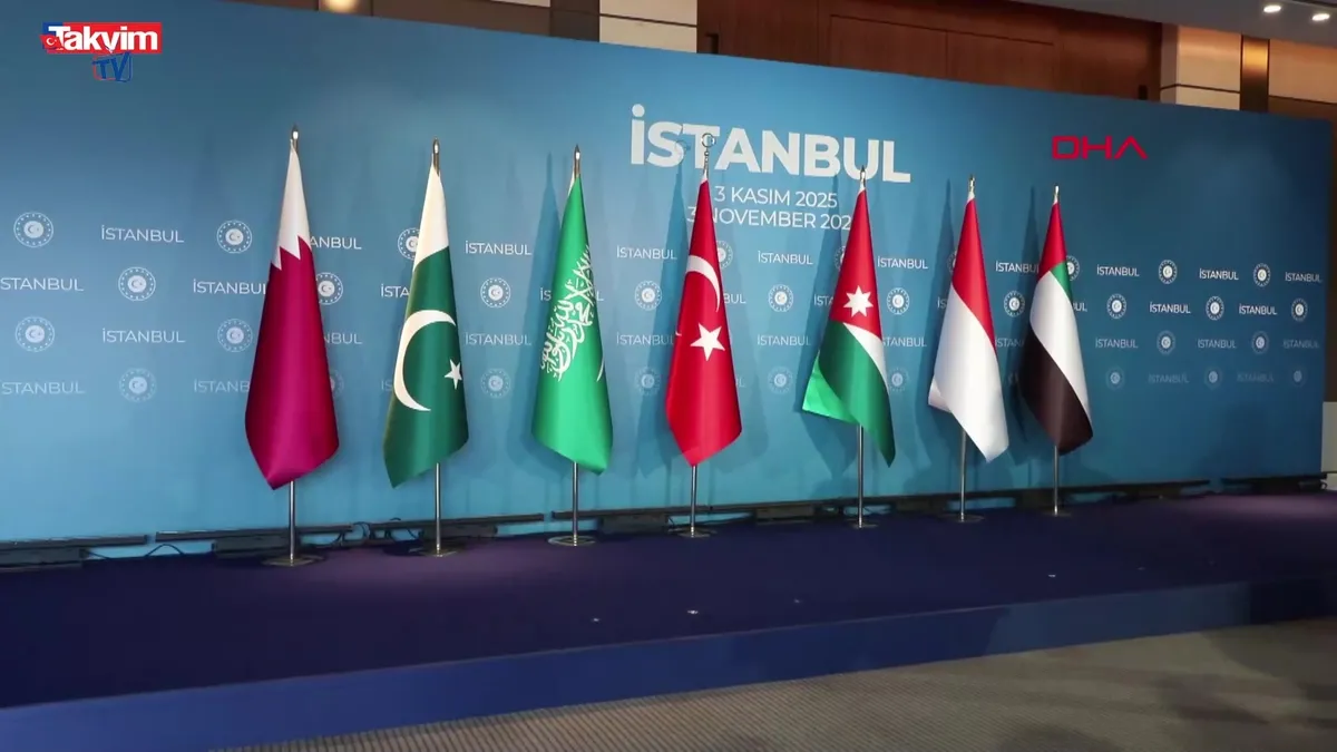 İstanbul'daki 'Gazze Zirvesi' başladı