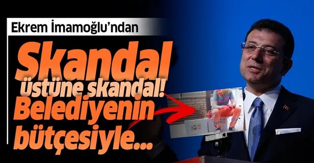 CHP’nin adayı Ekrem İmamoğlu belediye bütçesiyle propaganda yaptı