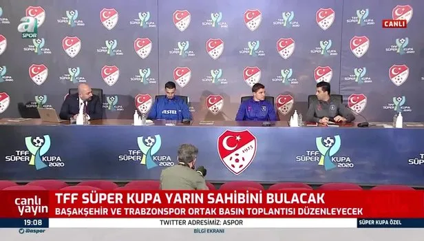 Okan Buruk ve Abdullah Avcı'dan Süper Kupa maçı öncesi basın toplantısı