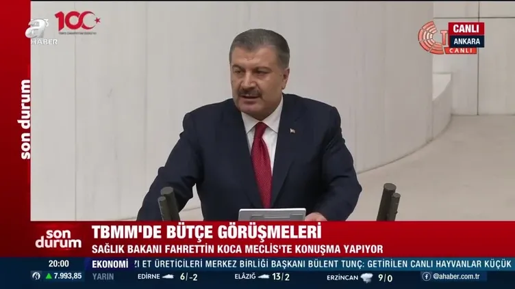 Sağlık Bakanı Fahrettin Koca bütçe görüşmelerinde konuştu: Üç aşıyı teknoloji transferi ile Türkiye'de üreteceğiz
