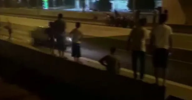 Otoyolda yarış feci kazayla son buldu: Sağ bacağını kaybetti