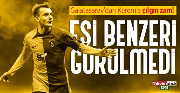 Galatasaray haberleri | Kerem Aktürkoğlu’na eşi benzeri görülmemiş zam!