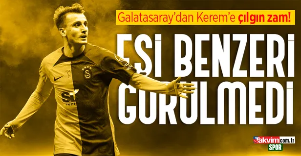 Galatasaray haberleri | Kerem Aktürkoğlu'na eşi benzeri görülmemiş zam!