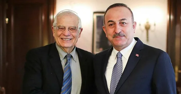 Son dakika: Bakan Çavuşoğlu, AB Yüksek Temsilcisi Borrell'i kabul etti