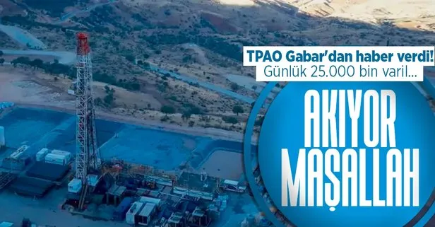 Başkan Erdoğan Gabar Dağı’ndaki petrol keşfini müjdelemişti! TPAO’dan açıklama geldi: Günlük 25.000 bin varil...