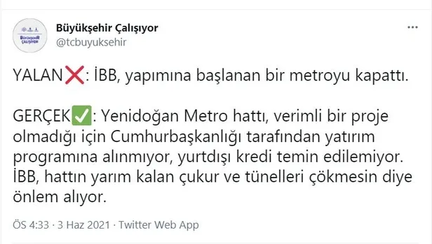 CHP'li Ekrem İmamoğlu yönetimindeki İBB yapımına başlanan Sancaktepe Yenidoğan metro hattını durdurma kararı aldı!-9