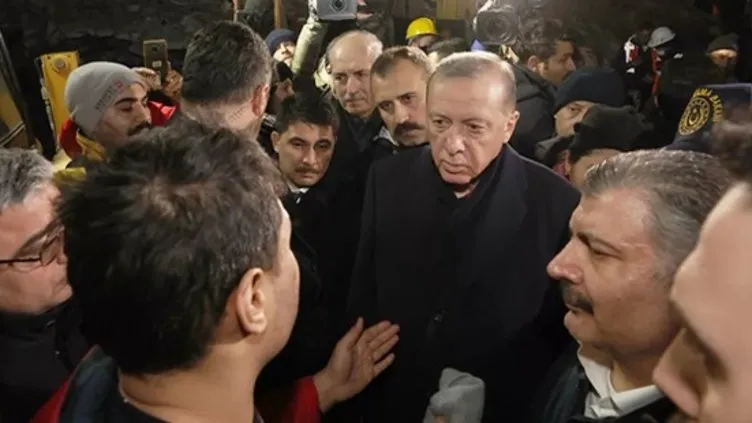 Başkan Erdoğan, Hatay’da deprem bölgesinde incelemelerde bulundu