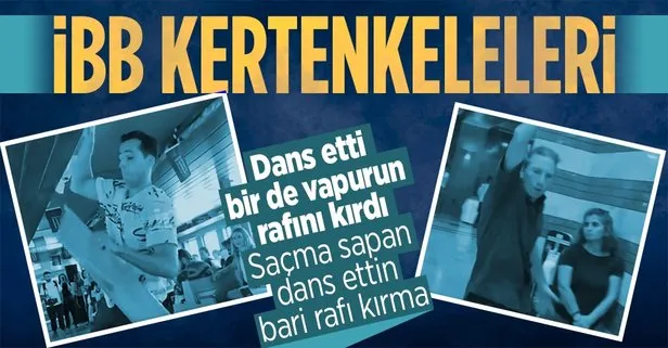 İBB kertenkeleleri! İstanbul’daki Doğaçlama Dans Festivali’nde şimdi de bir dansçı vapurda rafı kırdı