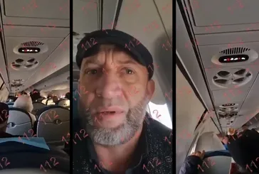Düşen uçakta son görüntü: ''Kelime-i şehadet'' getiren yolcu kamerada!