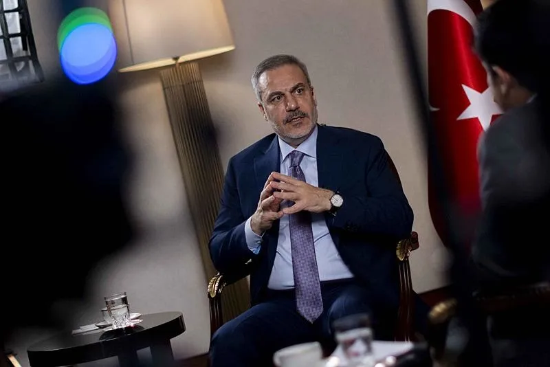 Dışişleri Bakanı Hakan Fidan, Al Jazeera'nın sorularını yanıtladı. (AA)