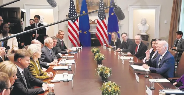 İki yüzlü Avrupa! ABD ve AB Zirvesi'nden katil İsrail'e tam destek I Putin'e ise uyarı ve tepki