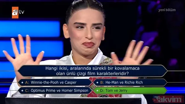 "Kim Milyoner Olmak İster?"de heyecan dolu anlar: Yarışmacı yaşadığı stres ve heyecanla yarışmaya damga vurdu! - 6