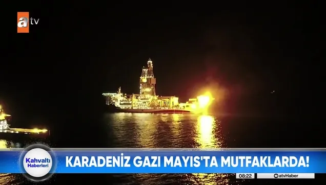 Karadeniz gazı yanmaya başladı | VİDEO