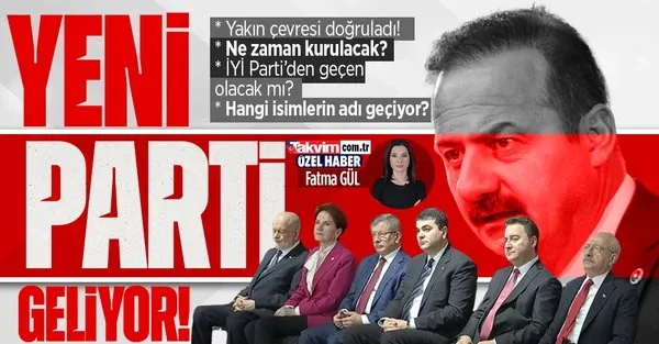 Yavuz Ağıralioğlu parti kuruyor! Yakın çevresi kulislerde konuşulanları doğruladı! Parti ne zaman açıklanacak? Partide tanıdık isimler var mı?