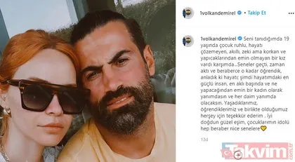 Fenerbahçeli Volkan Demirel’den eşi Zeynep Demirel için duygusal satırlar! ’Güzel eşim...’