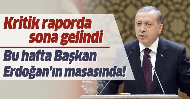 Cumhurbaşkanlığı Hükümet Sistemi raporu bu hafta Erdoğan’a sunulacak