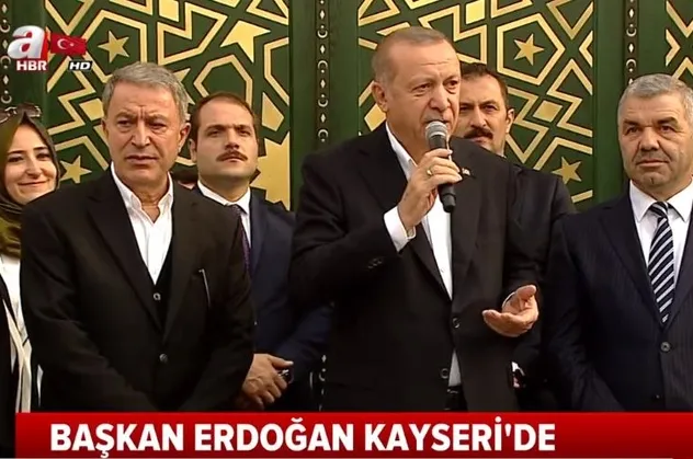 Başkan Erdoğan, Hulusi Akar Camii'ni açtı!