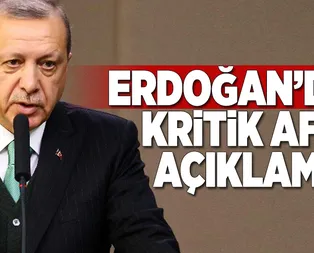 Erdoğan’dan kritik seçim ittifakı açıklaması