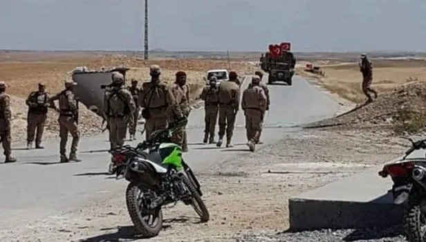 Türk askeri Münbiç'te!.. İşte ilk görüntüler