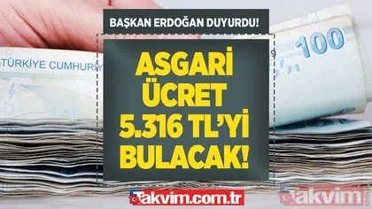 Asgari ücrete Temmuz Enflasyon artışı + 6 aylık  875,70  TL vergi artışı geliyor! Maaşlar 5.316 TL’yi bulacak! Başkan Erdoğan’dan ’Her kesimi rahatlatacağız’ sinyali!