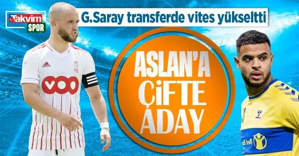 Orta sahayı güçlendirmek isteyen Galatasaray’a 2 yeni aday