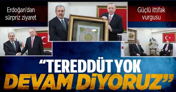 Erdoğan, BBP Başkanı Destici ile görüştü