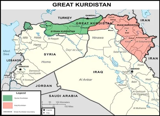 ABD ve YPG'den Türkiye sınırında yeni devlet!-1