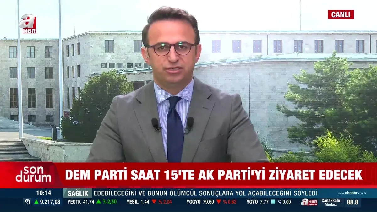 DEM Parti heyeti AK Parti'yi ziyaret edecek