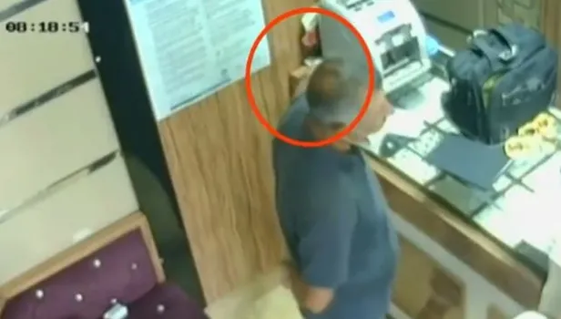 Adıyaman'da kuyumcuda 50 bin doları böyle çaldı