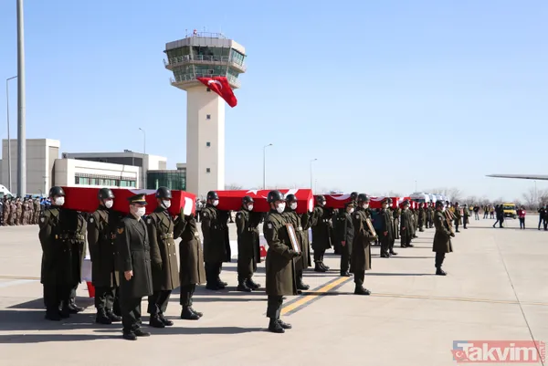 Helikopter kazasında şehit olan 11 asker Elazığ'dan Ankara'ya uğurlandı - 8
