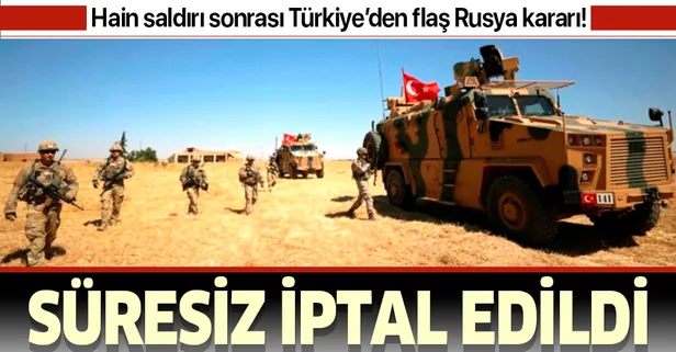 İdlib'deki kalleş saldırı sonrası Türkiye'den flaş Rusya kararı! Devriye süresiz iptal