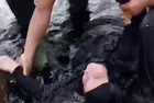 Pendik'te korku dolu anlar! Denize düşen kadın ölümden döndü | İşte o anlar...