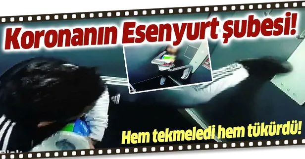 Sosyal medyayı ayağa kaldıran olay! Korona var diye asansörde...